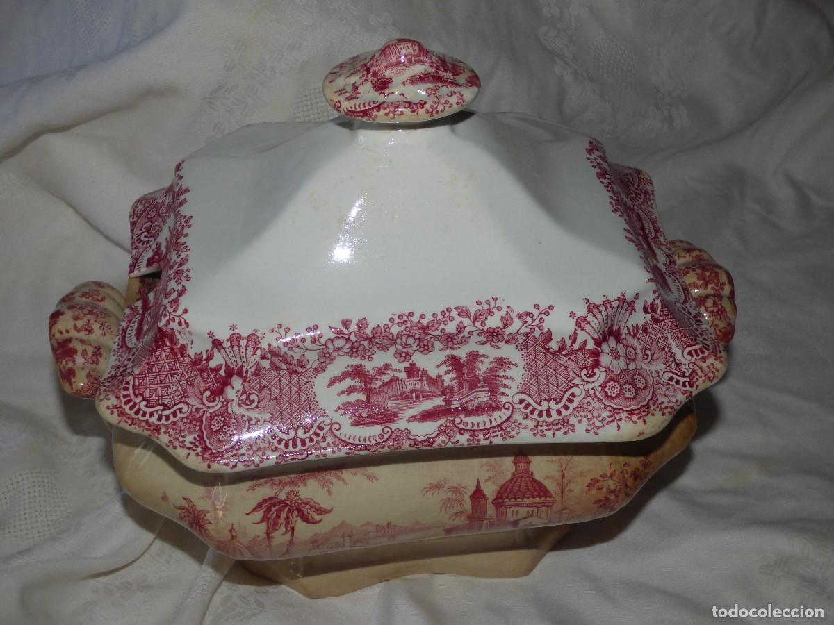 Antig&uuml;edades: Sopera porcelana,Pickman. - Foto 1