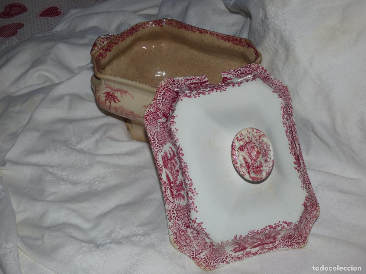 Antig&uuml;edades: Sopera porcelana,Pickman. - Foto 3