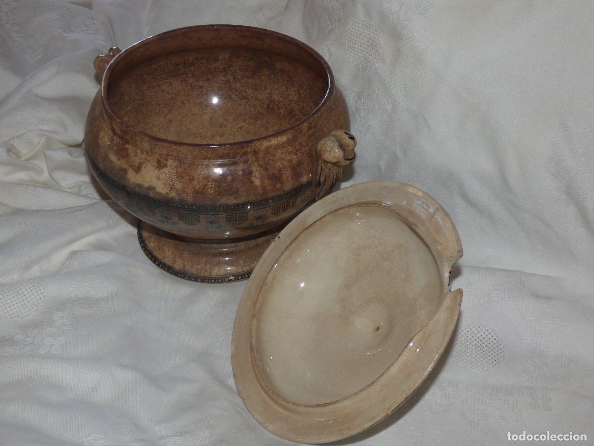 Antig&uuml;edades: Sopera porcelana. - Foto 6