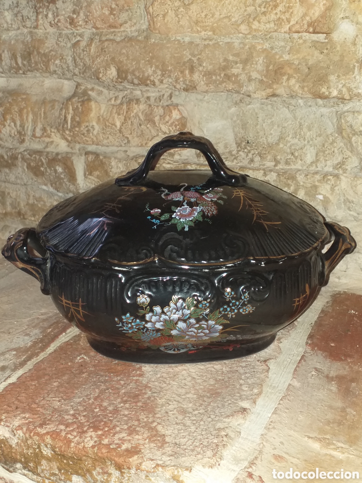 Antig&uuml;edades: Sopera porcelana antigua - Foto 1
