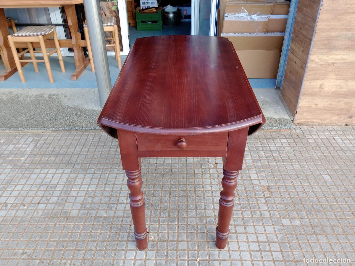 Antig&uuml;edades: mesa de alas en madera provenzal - Foto 1