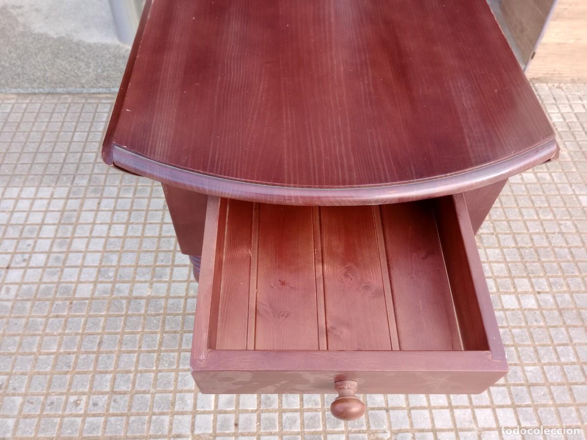 Antig&uuml;edades: mesa de alas en madera provenzal - Foto 2