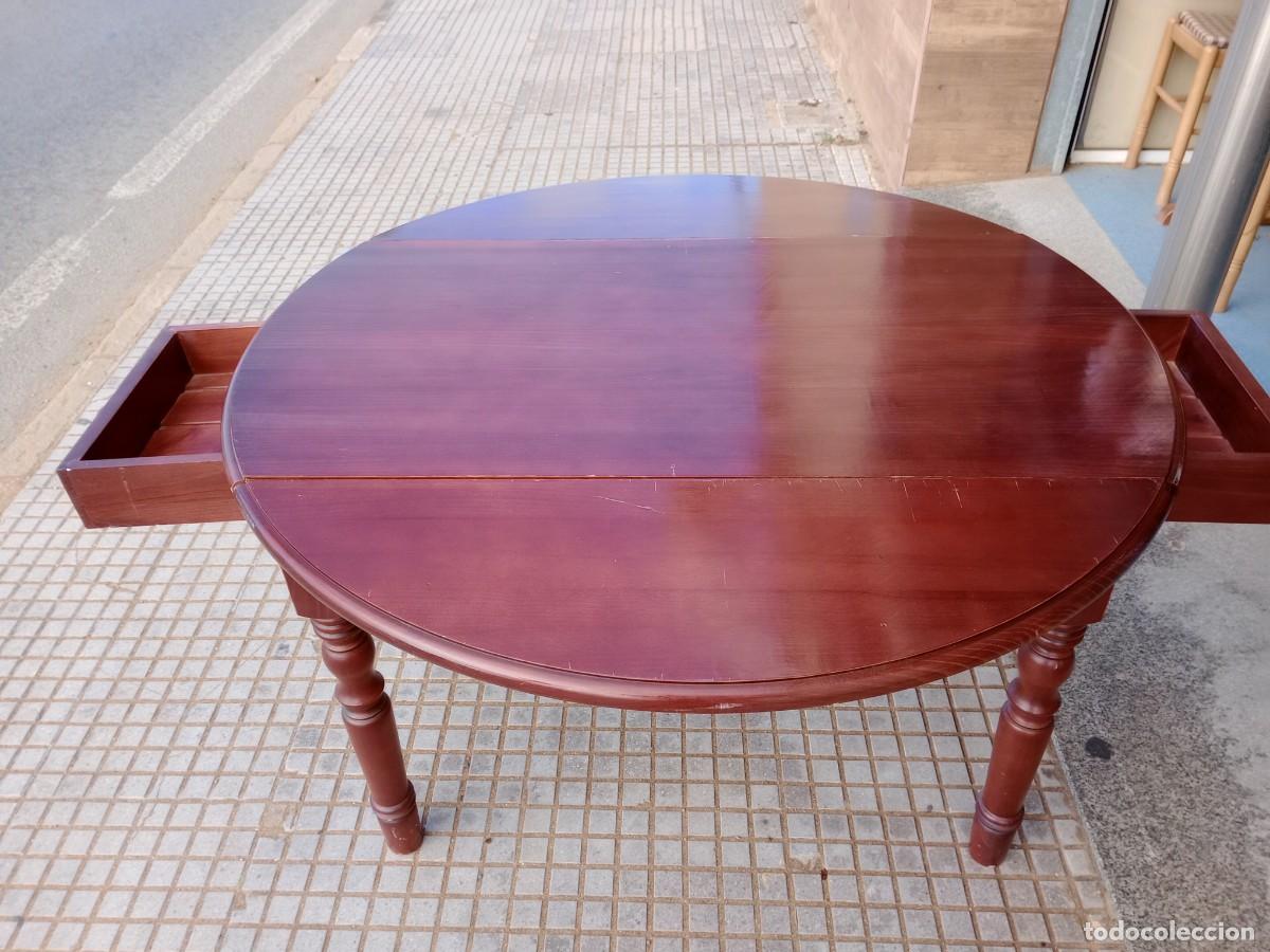 Antig&uuml;edades: mesa de alas en madera provenzal - Foto 4