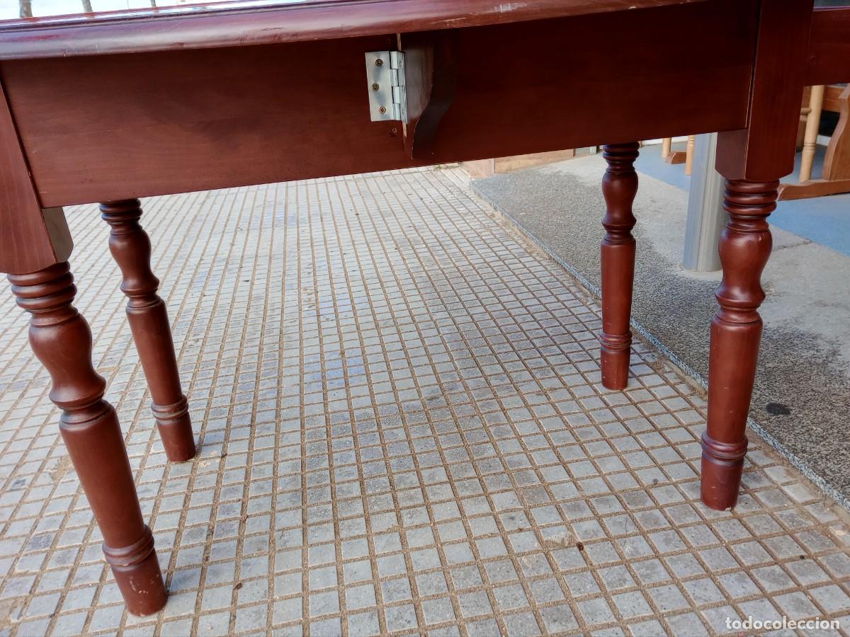 Antig&uuml;edades: mesa de alas en madera provenzal - Foto 6