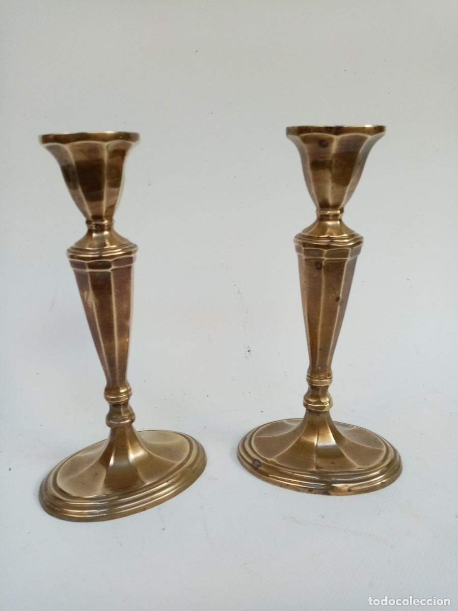 Antig&uuml;edades: candelabros art deco- - Foto 1