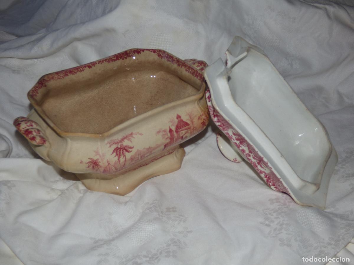 Antig&uuml;edades: Sopera porcelana,Pickman. - Foto 5