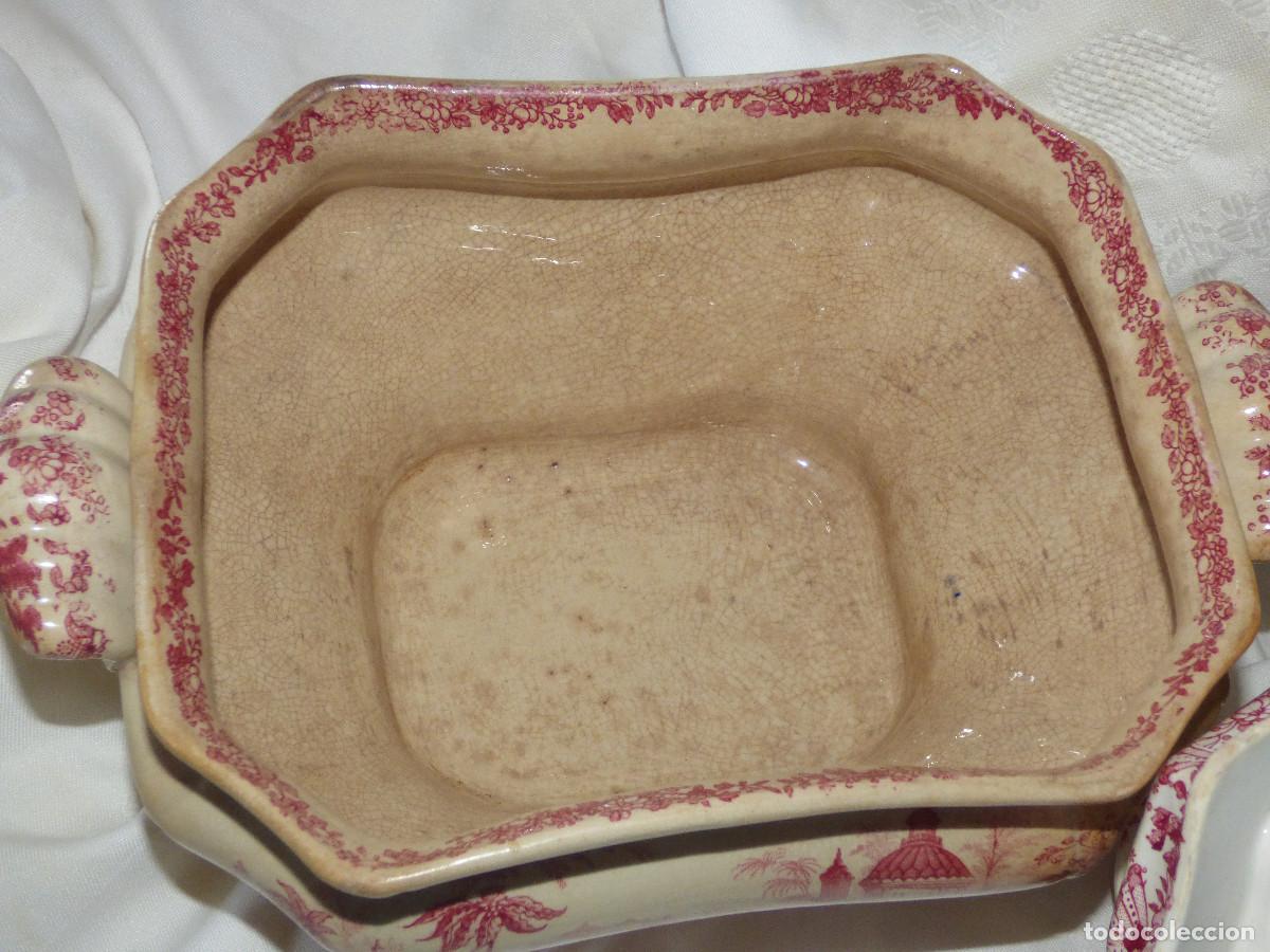 Antig&uuml;edades: Sopera porcelana,Pickman. - Foto 6