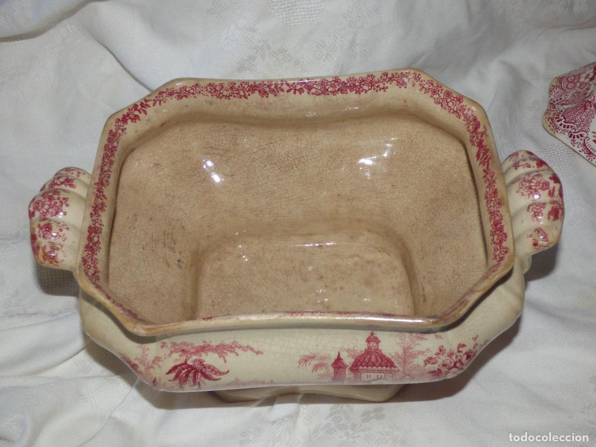Antig&uuml;edades: Sopera porcelana,Pickman. - Foto 11