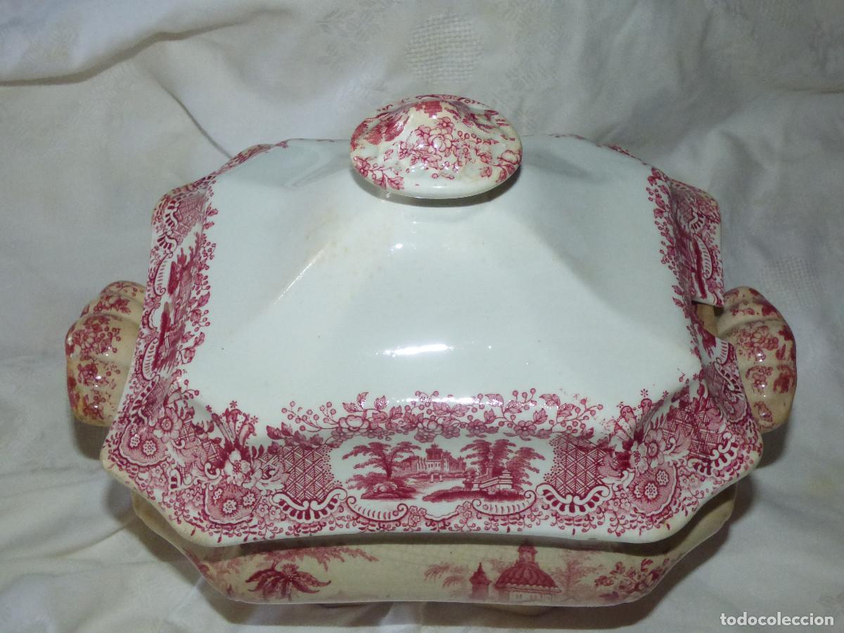 Antig&uuml;edades: Sopera porcelana,Pickman. - Foto 12