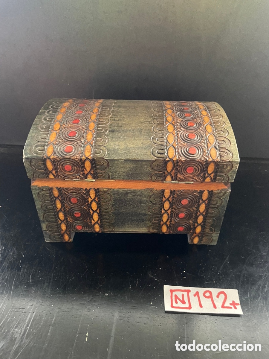 Antig&uuml;edades: Caja joyero Madera - Foto 2