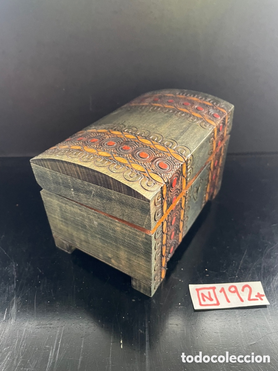 Antig&uuml;edades: Caja joyero Madera - Foto 3