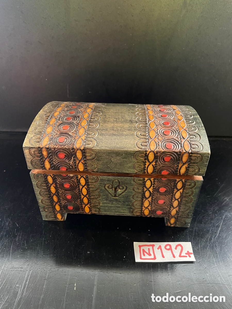 Antig&uuml;edades: Caja joyero Madera - Foto 1