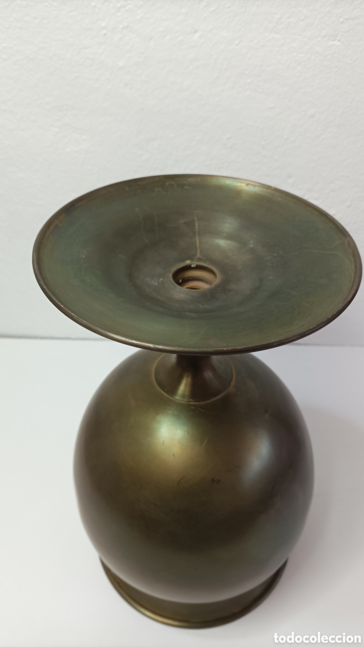 Antig&uuml;edades: Florero o Macetero antiguo de Bronce - Foto 6