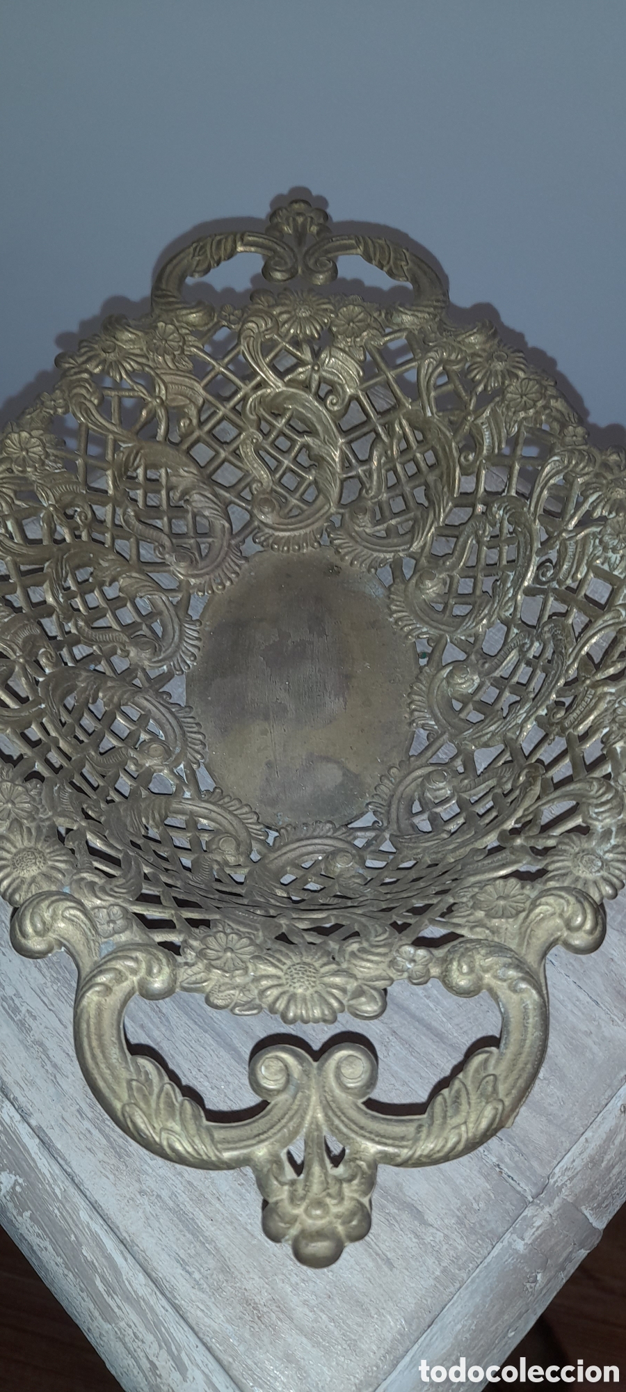 Antig&uuml;edades: Bandeja bronce modernista - Foto 3