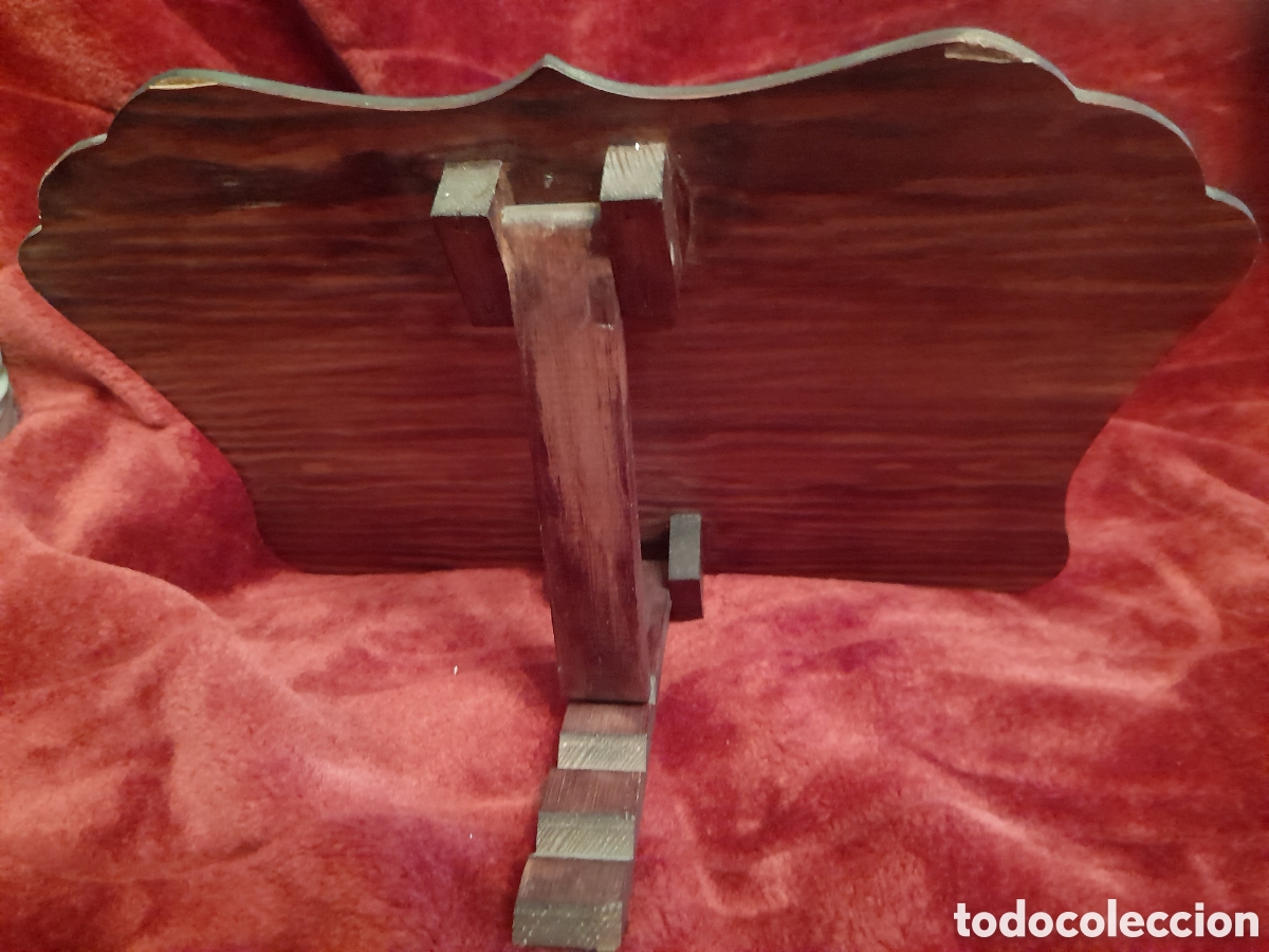 Antig&uuml;edades: Bonito atril de mesa de madera - Foto 4