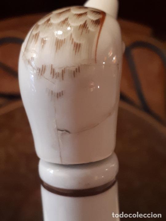 Antig&uuml;edades: Botella de porcelana de limoges. - Foto 4
