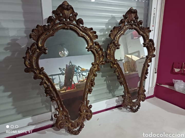 Antig&uuml;edades: Cornucopias madera isabelinas. - Foto 1