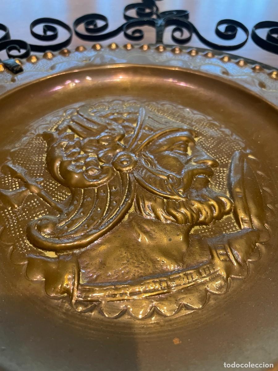 Antig&uuml;edades: Antiguo plato cobre - Foto 3