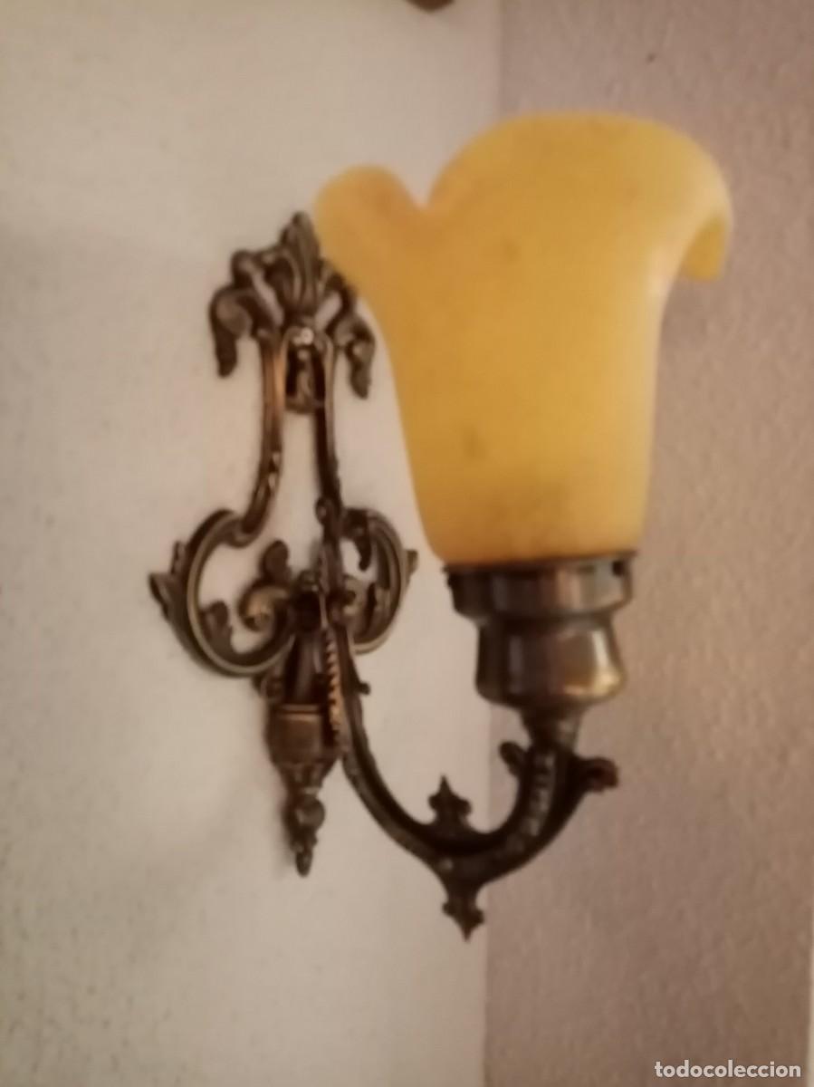 Antig&uuml;edades: aplique de iluminacion - - Foto 2