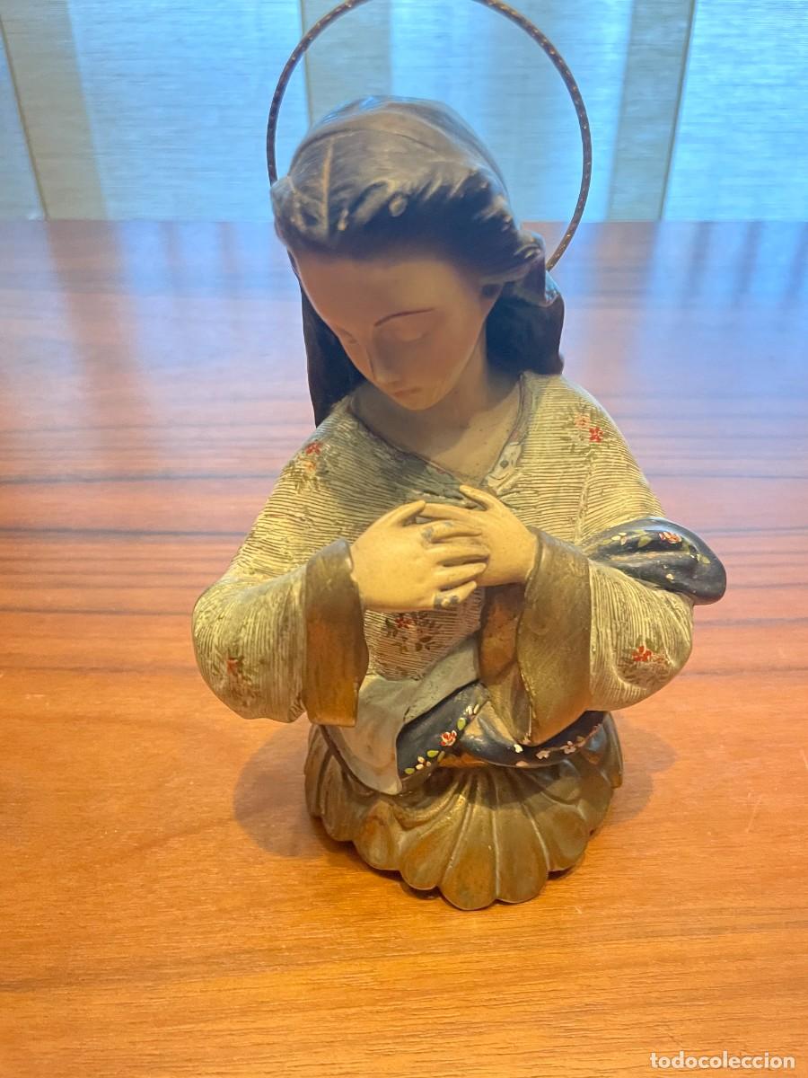 Antig&uuml;edades: Imagen de la Virgen Maria - Foto 3
