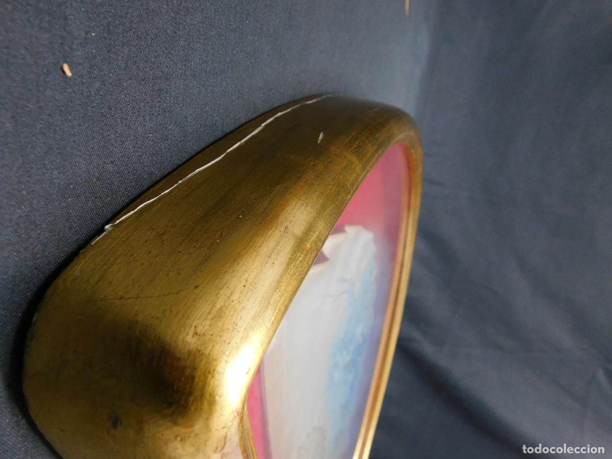 Antig&uuml;edades: ABANICO PINTADO ENMARCADO - Foto 14
