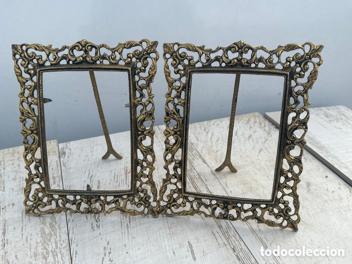 Antig&uuml;edades: Marcos de bronce de estilo modernista - Foto 2