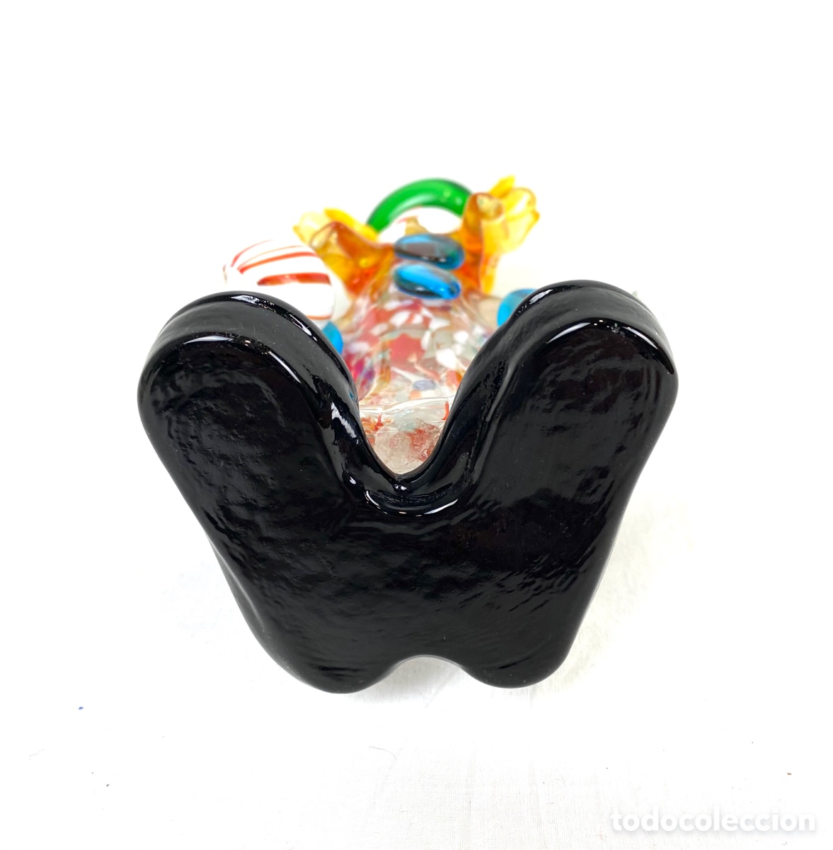 Antig&uuml;edades: PAYASO CRISTAL DE MURANO - 26 CM - Foto 5