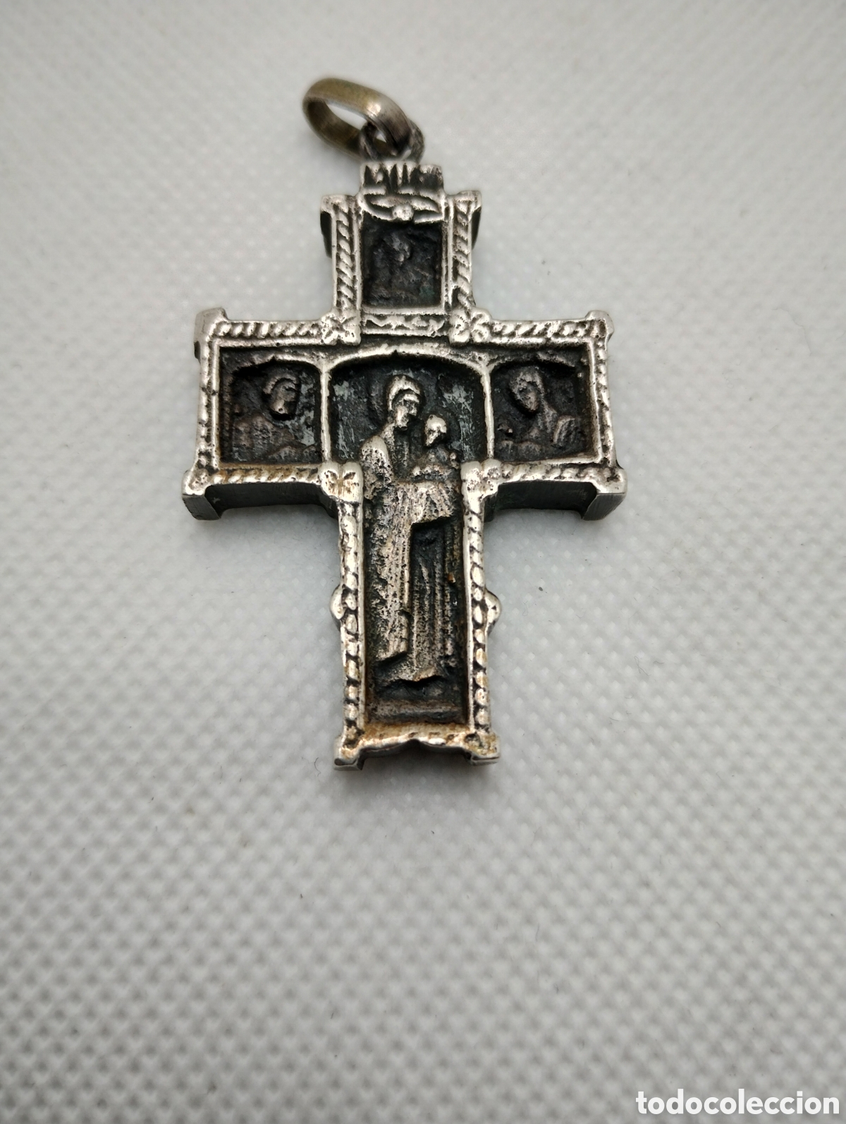 Antig&uuml;edades: Cruz g&oacute;tica en plata - Foto 4