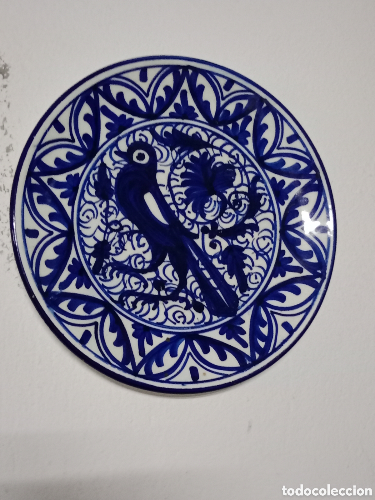 Antig&uuml;edades: Plato de pajarito azul - Foto 1