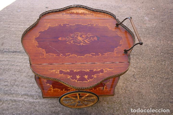 Antig&uuml;edades: carrito bar vintage camarera - Foto 3