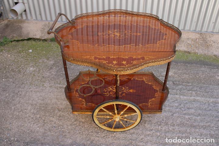 Antig&uuml;edades: carrito bar vintage camarera - Foto 4