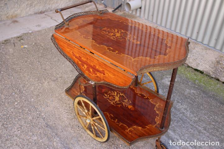 Antig&uuml;edades: carrito bar vintage camarera - Foto 6