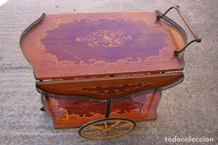 Antig&uuml;edades: carrito bar vintage camarera - Foto 10