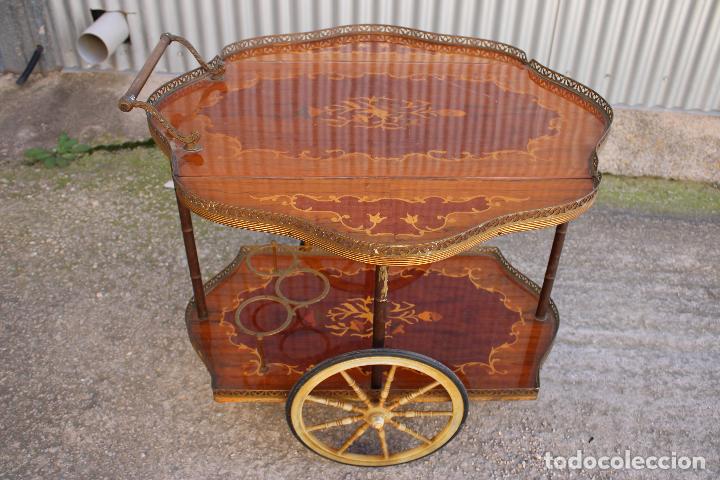 Antig&uuml;edades: carrito bar vintage camarera - Foto 11