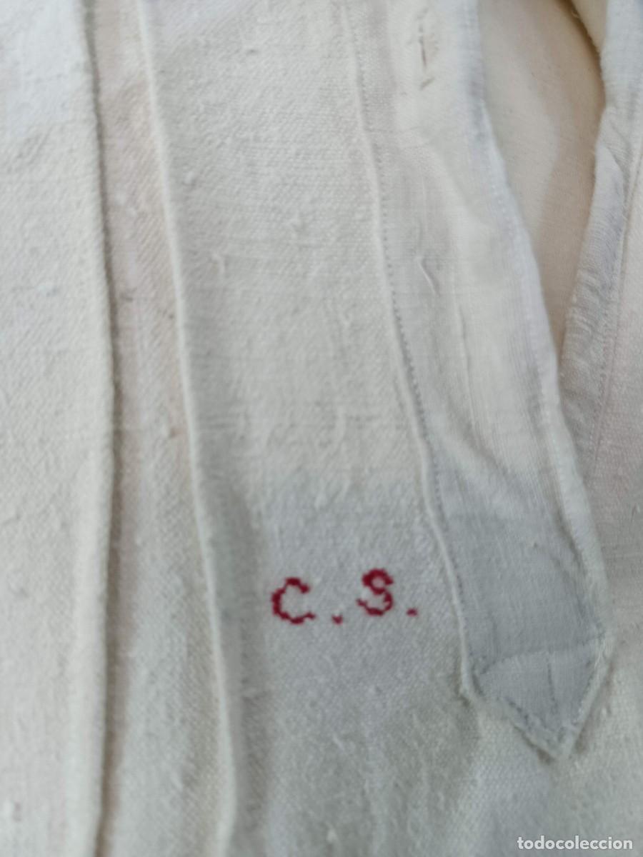Antig&uuml;edades: ANTIGUA CAMISA DE LIENZO - Foto 5