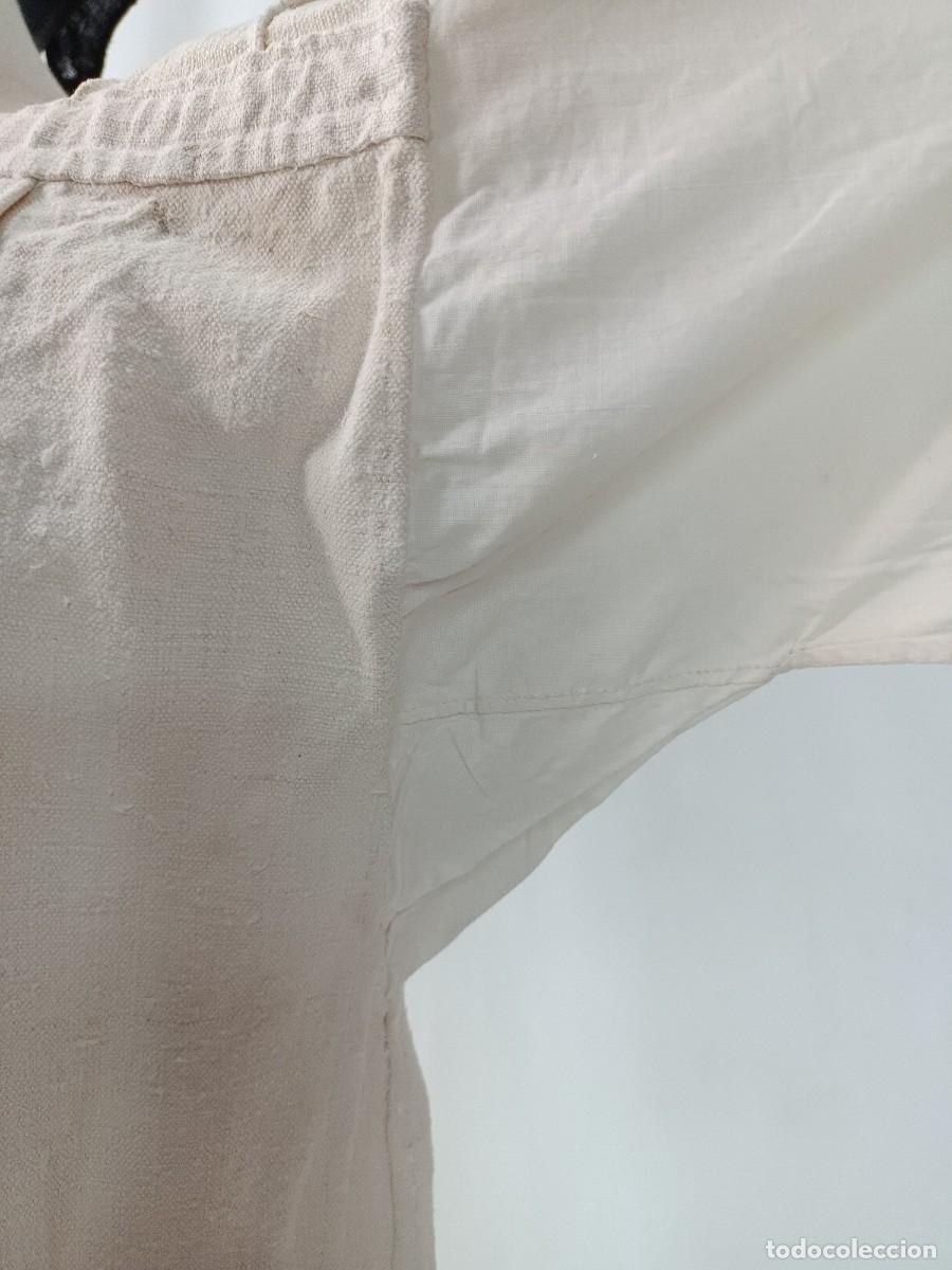 Antig&uuml;edades: ANTIGUA CAMISA DE LIENZO - Foto 7