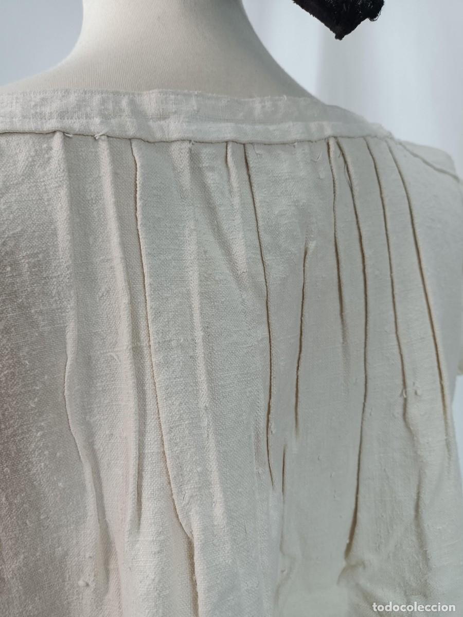 Antig&uuml;edades: ANTIGUA CAMISA DE LIENZO - Foto 9