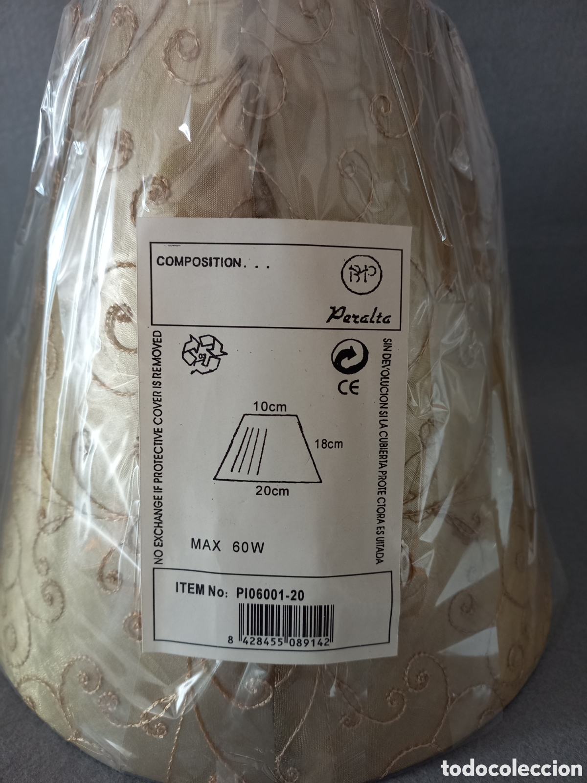 Antig&uuml;edades: Pantalla nueva 24cm di&aacute;metro - Foto 5