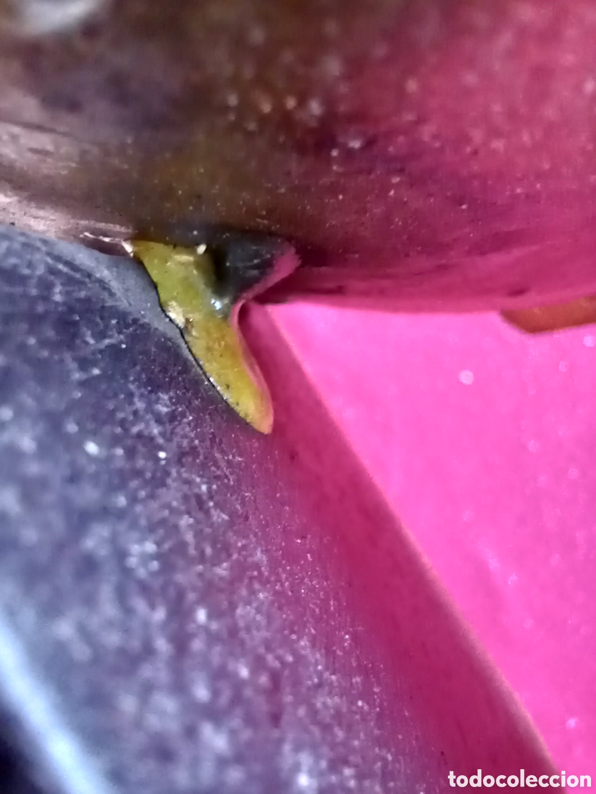 Antig&uuml;edades: PAREJA DE PALOMAS METAL Y MADERA - Foto 17