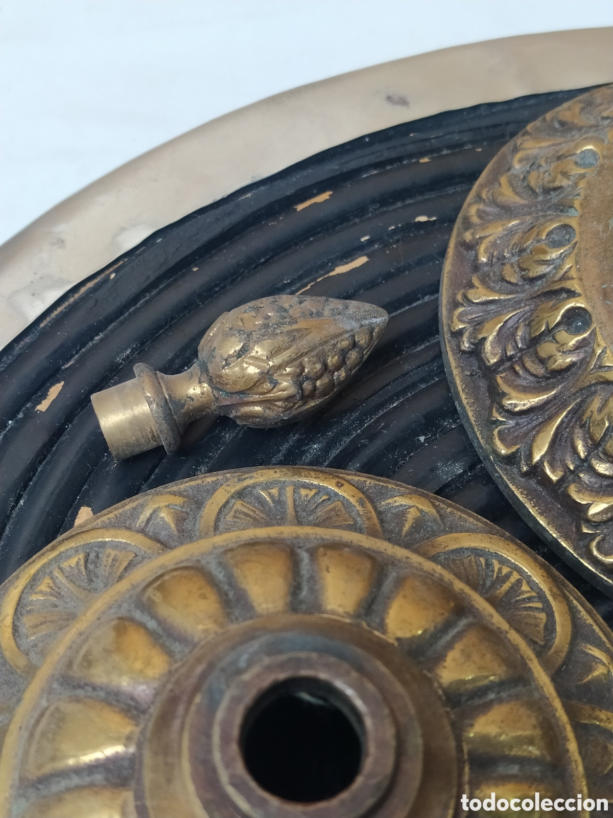 Antig&uuml;edades: REPUESTOS PIEZAS LAMPARA LATON. - Foto 4