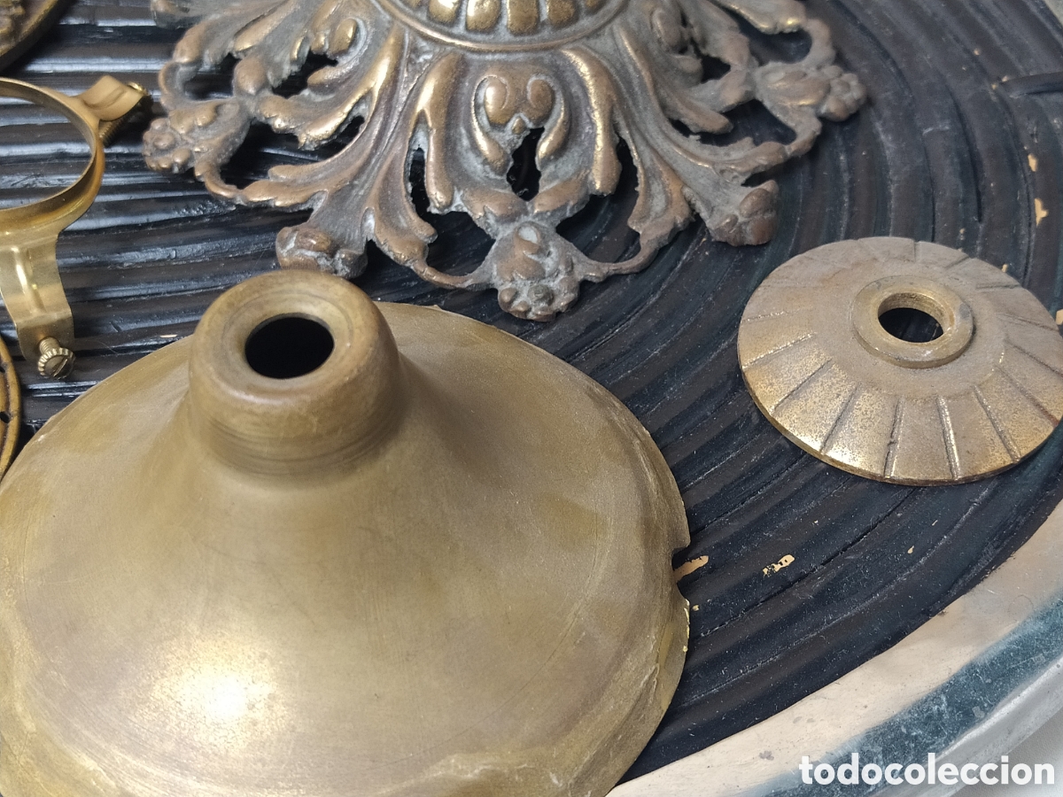 Antig&uuml;edades: REPUESTOS PIEZAS LAMPARA LATON. - Foto 7