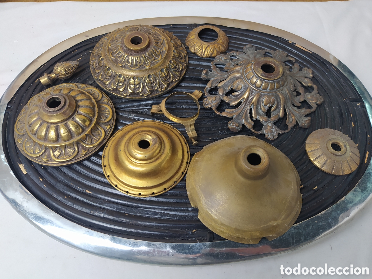 Antig&uuml;edades: REPUESTOS PIEZAS LAMPARA LATON. - Foto 1