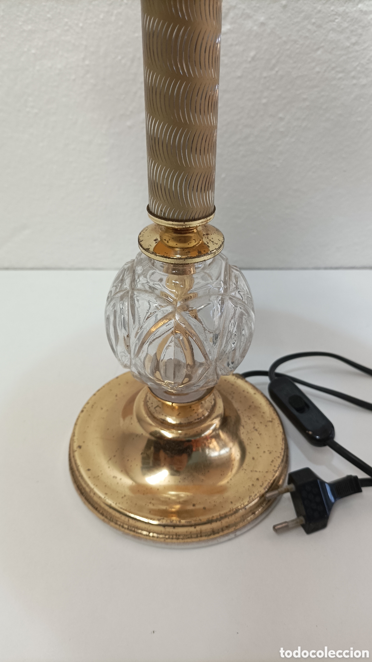 Antig&uuml;edades: L&aacute;mpara de mesa antigua vintaige - Foto 3