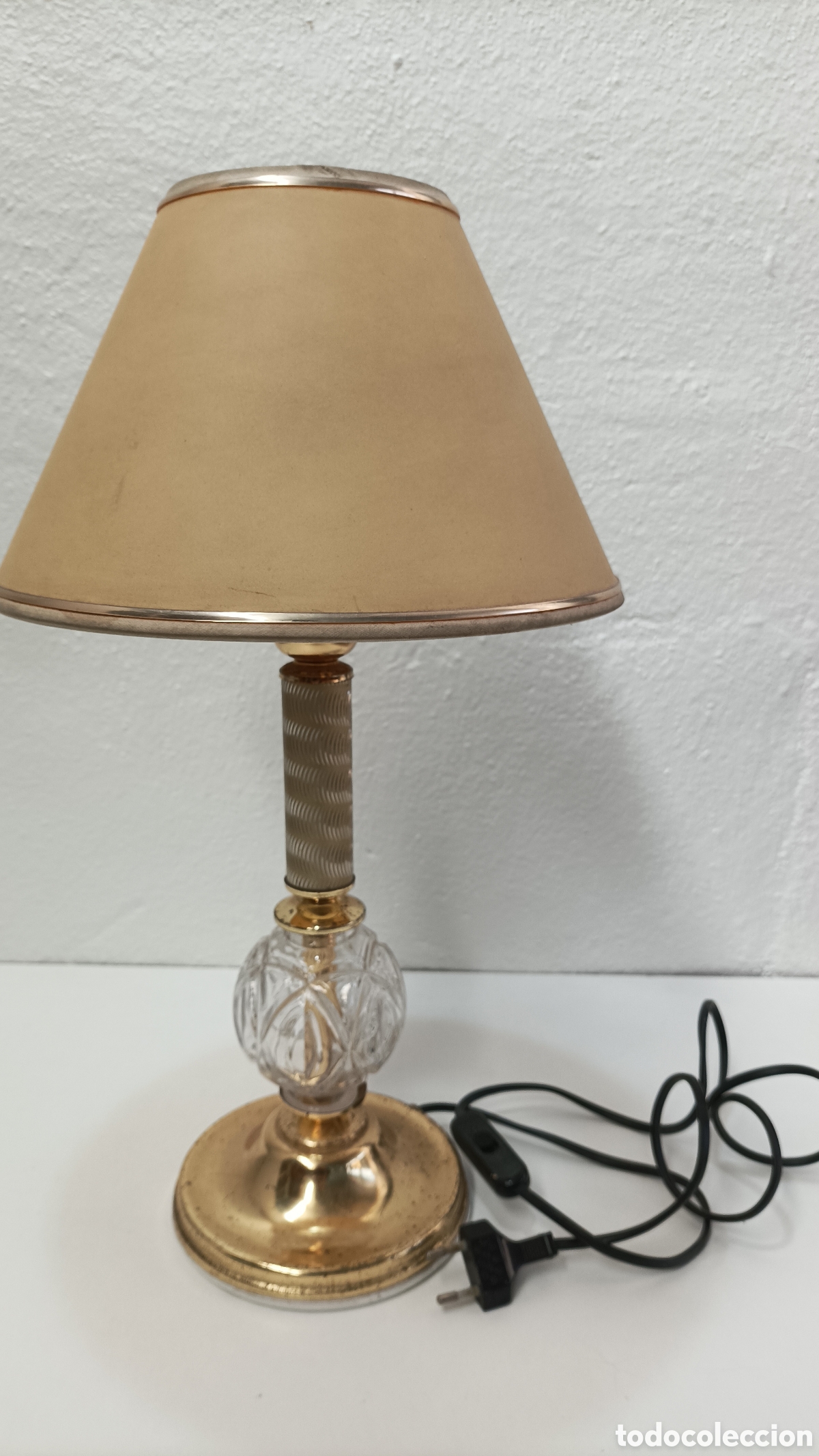 Antig&uuml;edades: L&aacute;mpara de mesa antigua vintaige - Foto 1