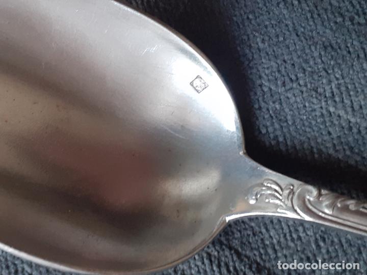 Antig&uuml;edades: 12 Cucharas plateadas francesas - Foto 8
