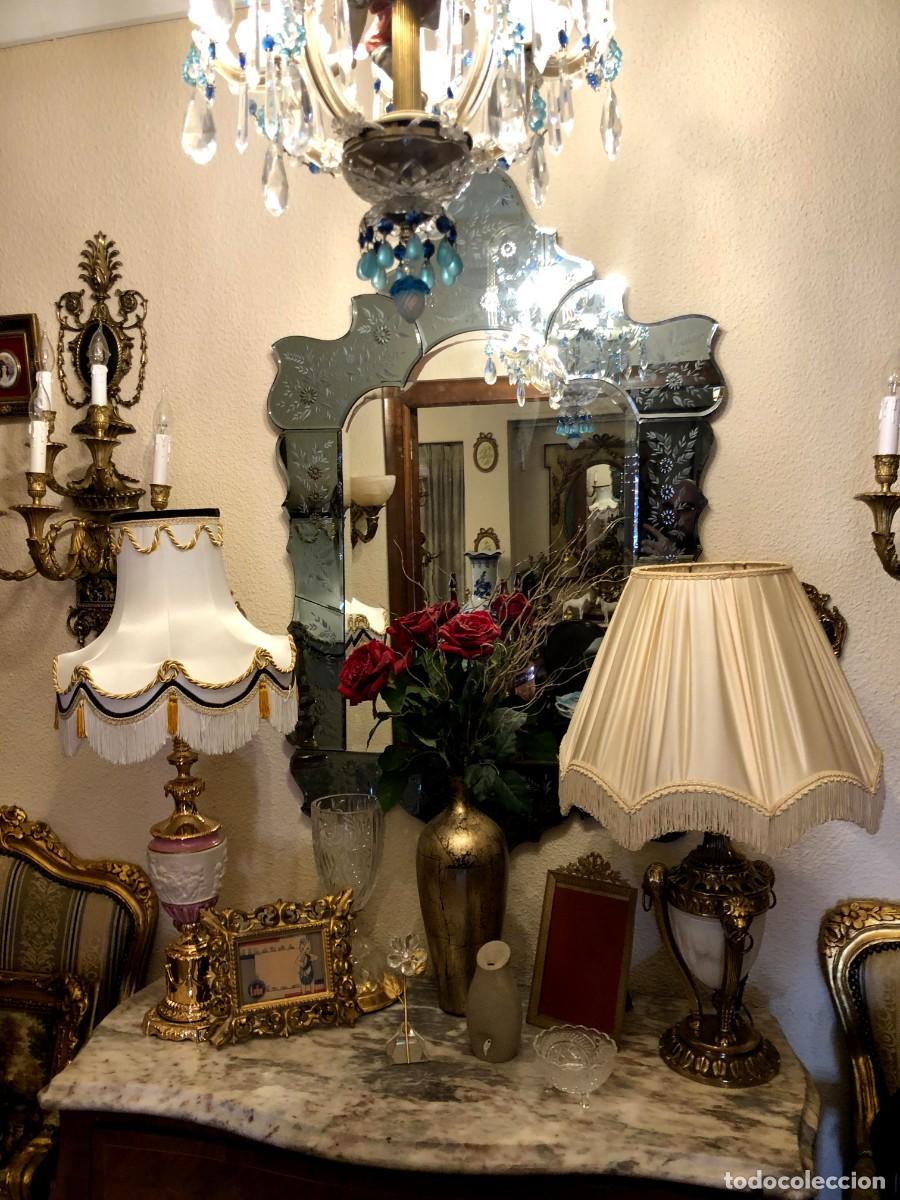 Antig&uuml;edades: Espectacular espejo tipo veneciano - Foto 1
