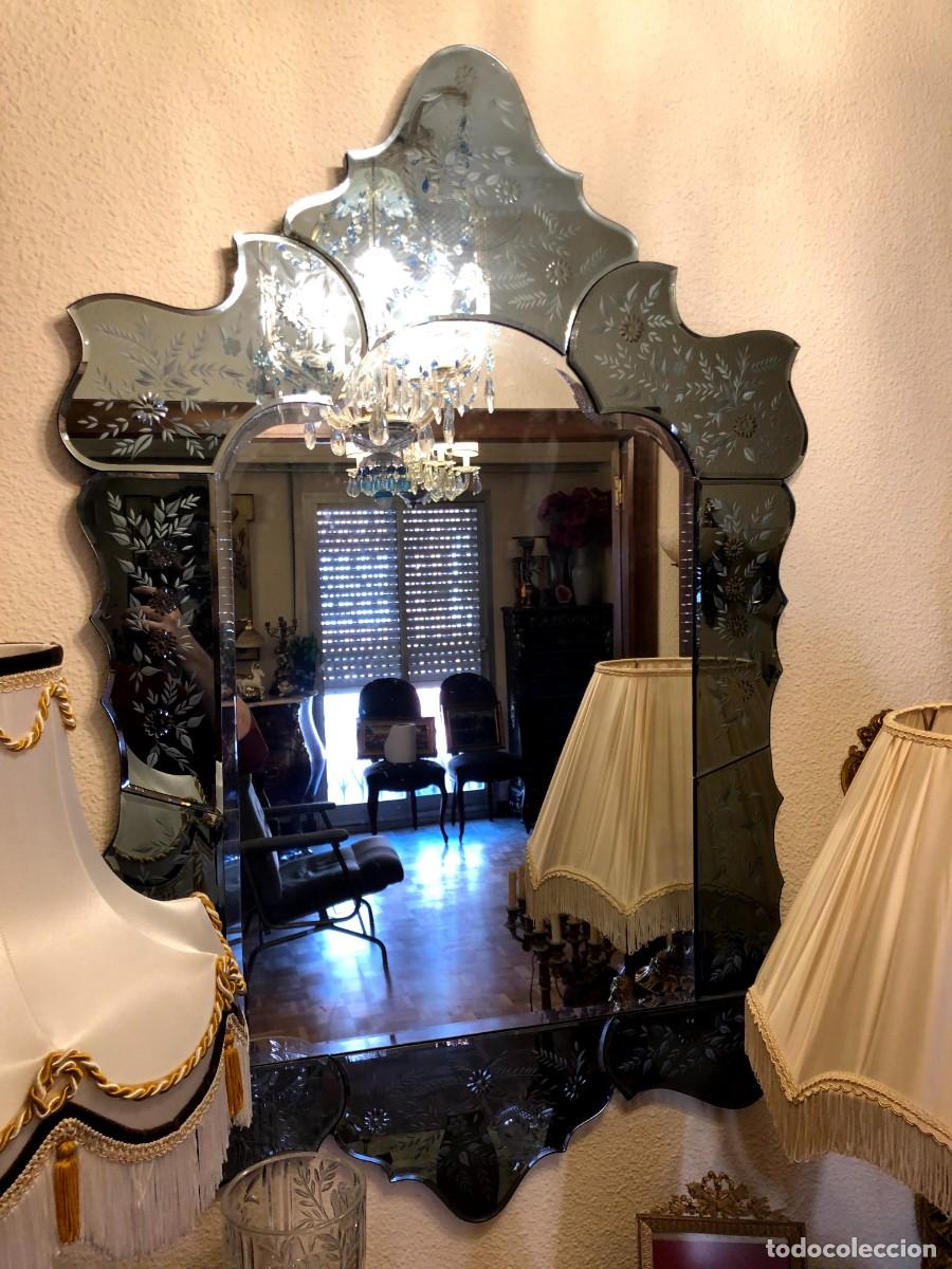 Antig&uuml;edades: Espectacular espejo tipo veneciano - Foto 7