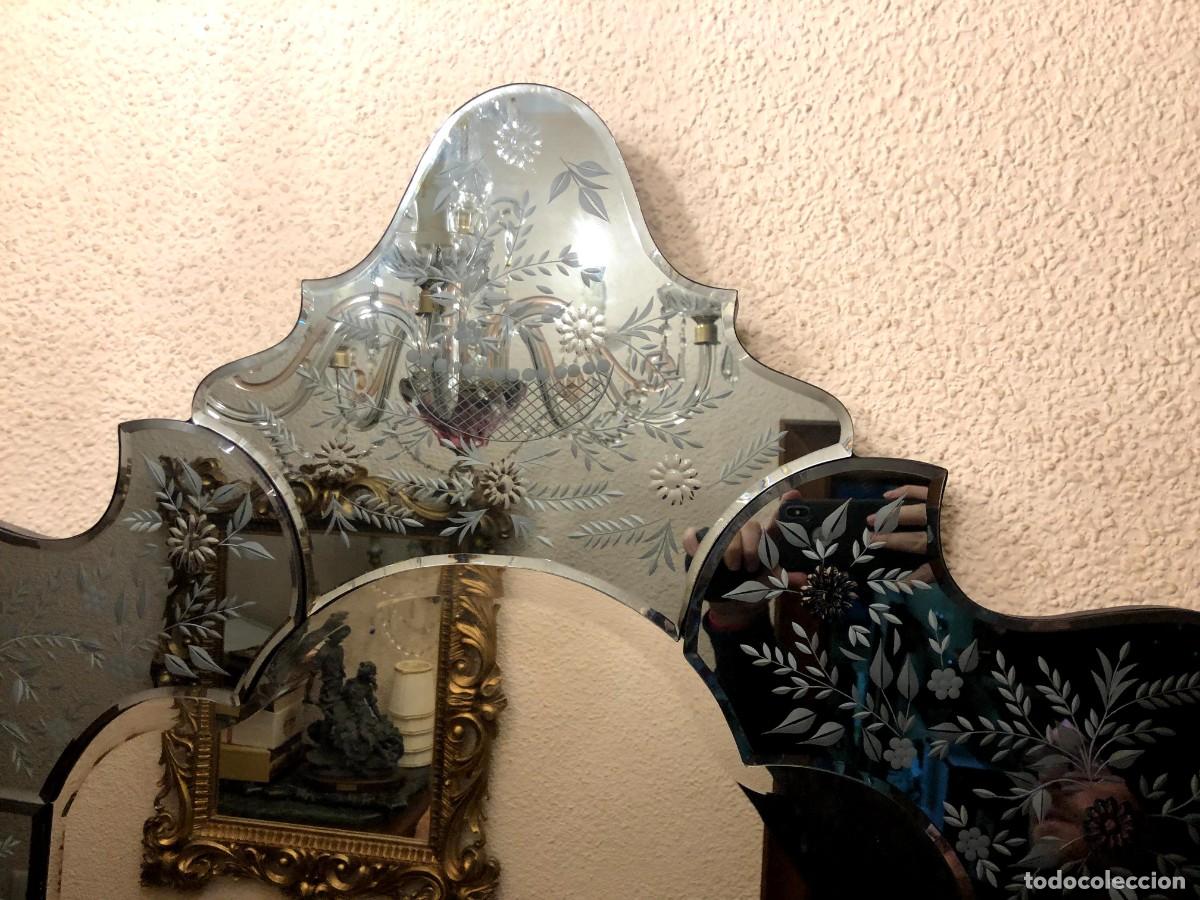 Antig&uuml;edades: Espectacular espejo tipo veneciano - Foto 16