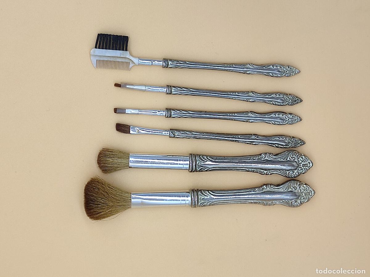 Antig&uuml;edades: SET MAQUILLAJE ANTIGUO. FABRICADO EN METAL - Foto 1