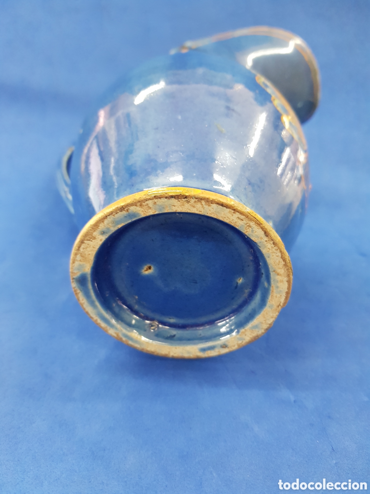 Antig&uuml;edades: Jarra ceramica esmaltada - Foto 5